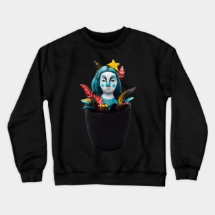 mermaid pot Crewneck Sweatshirt